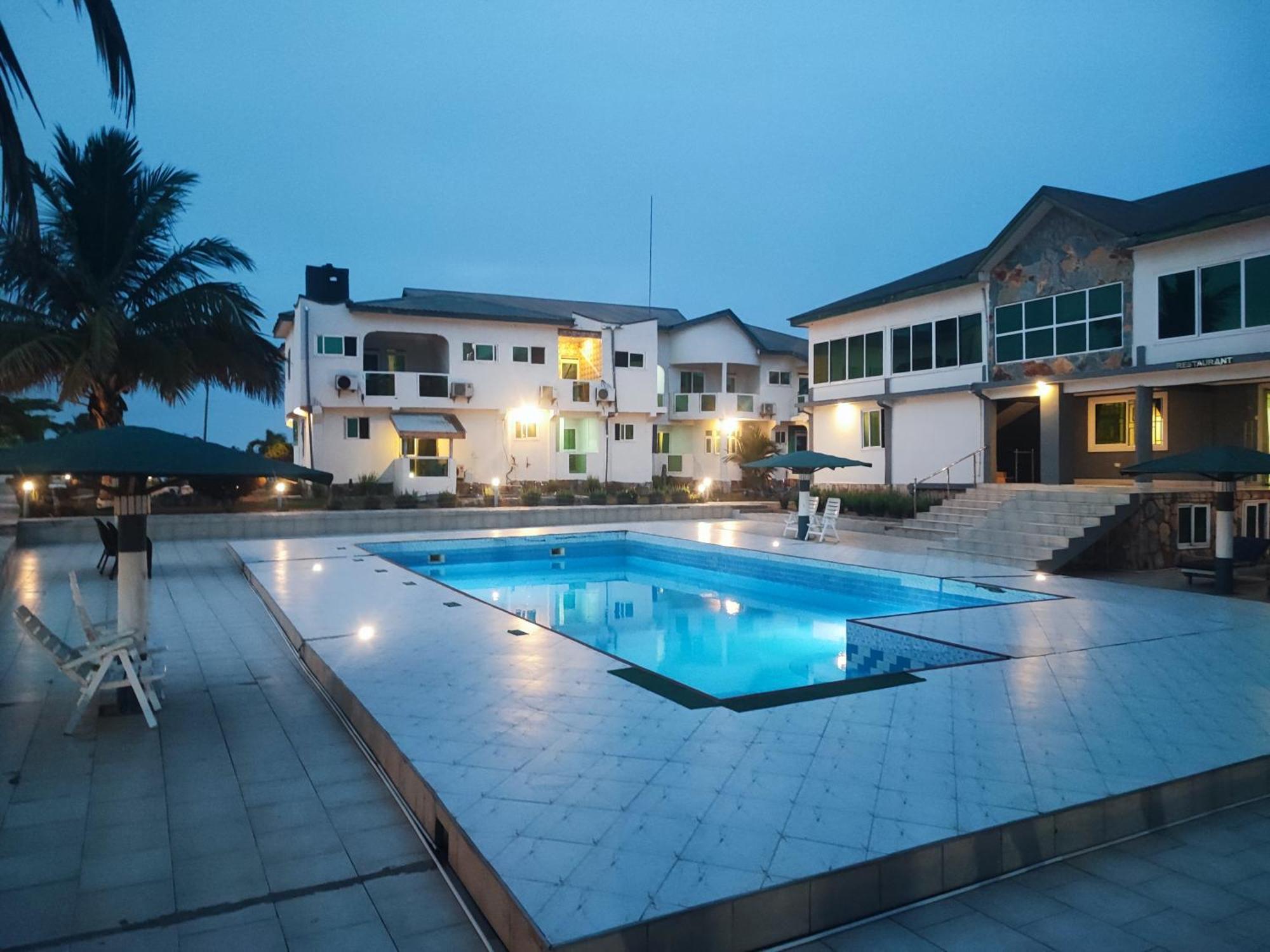 Ellisa Hospitality And Spa Hotell Accra Eksteriør bilde